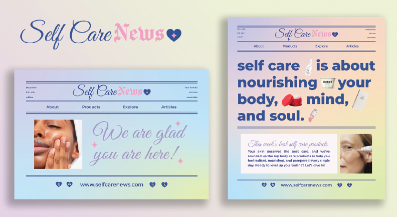 Emails new letter design